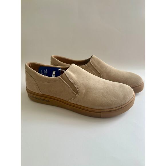New Birkenstock Bend Low Suede Slip-on Shoes Men\'s Size 41 (US 8-8.5) Taupe NWT main image 4